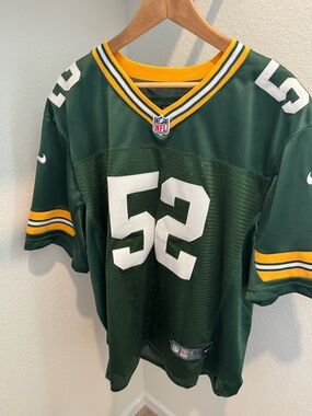 Greenbay Packers #52 NFL Football Jersey